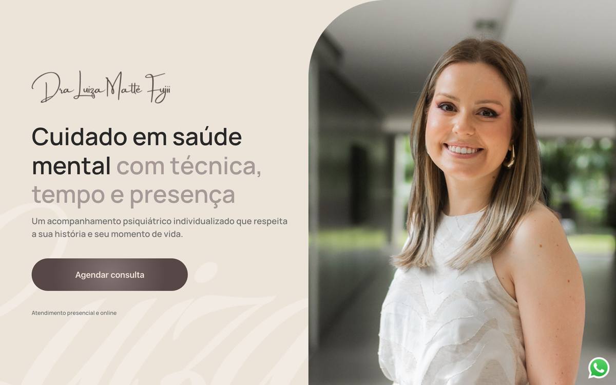 Site da psiquiatra Dra. Luiza Matte Fujii